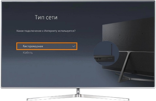 Беспроводное соединение на ТВ
